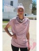 BLUSA DRAPEADA OPALO ROSA