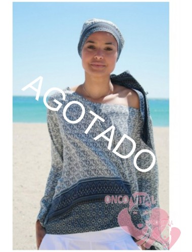 CAMISOLA AGUAMARINA LINFEDEMA